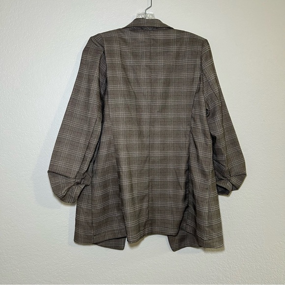 NWT The Workshop‎ Plaid Women's Blazer large academia career office fall - Picture 7 of 7